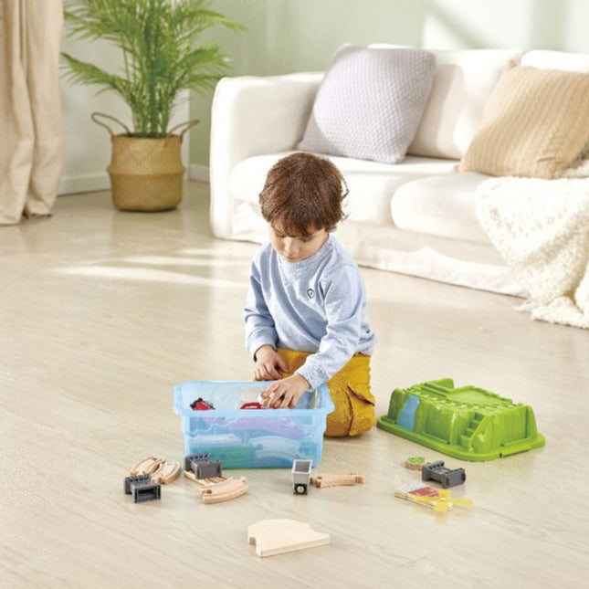 Hape Countryside Train Bucket Set available at Bear & Moo