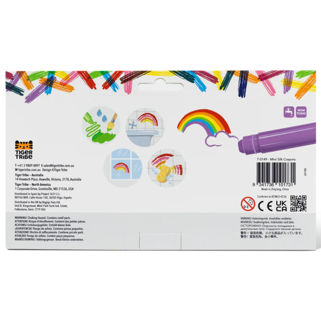 Tiger Tribe Mini Silk Crayons available at Bear & Moo