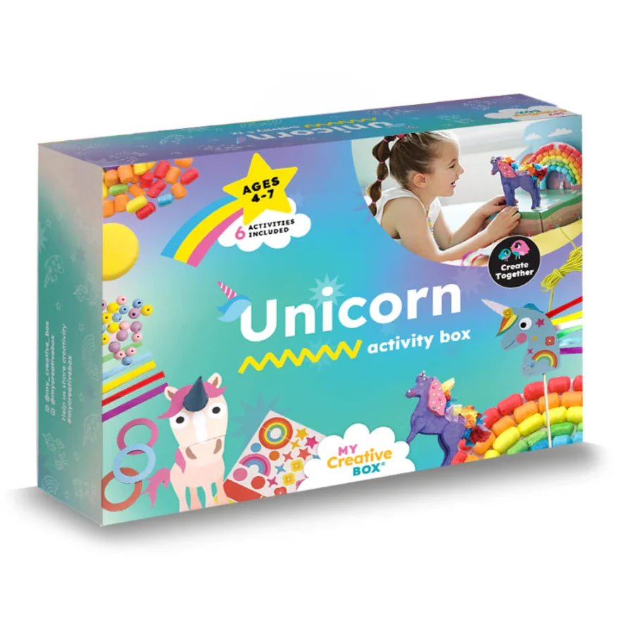 My Creative Box Little Learners Unicorn Mini Creative Box available at Bear & Moo