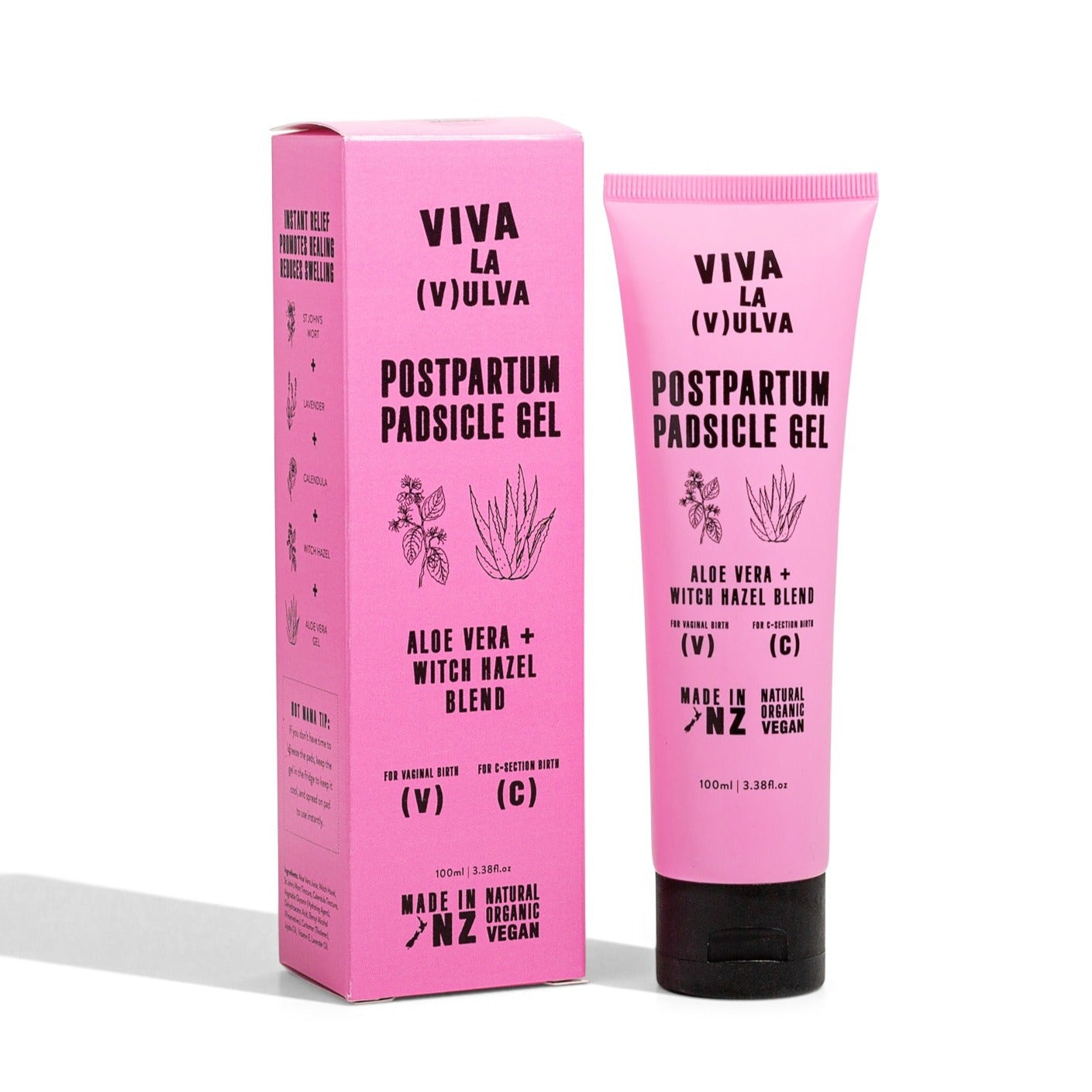 Viva la Vulva Postpartum Padsicle Gel available at Bear & Moo