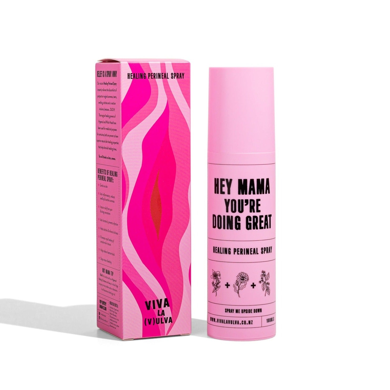Viva la Vulva Healing Perineal Spray Ready-to-Use available at Bear & Moo