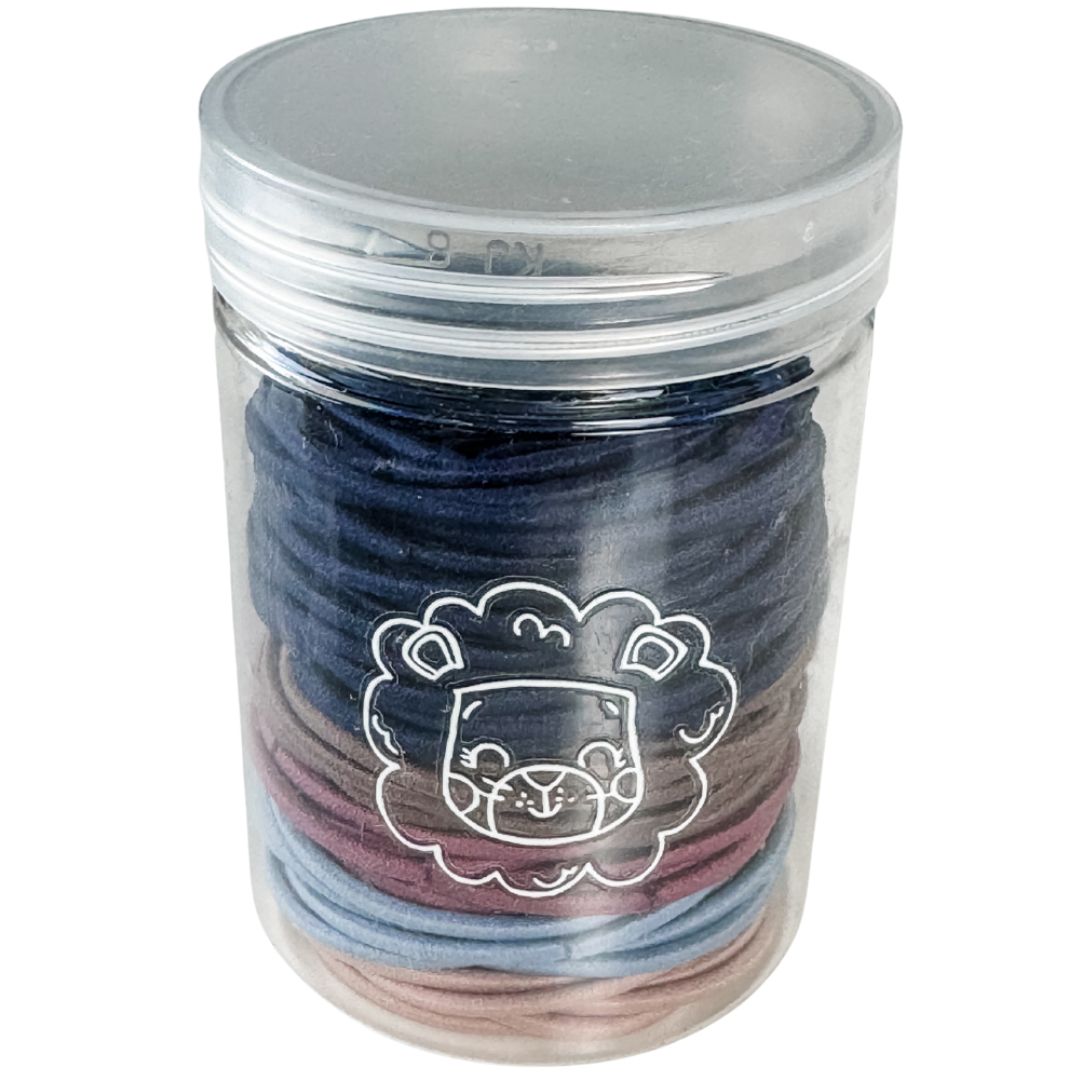Mini Main Cotton Hair Tie in velvet Hair Band 100 pack | available at Bear & Moo