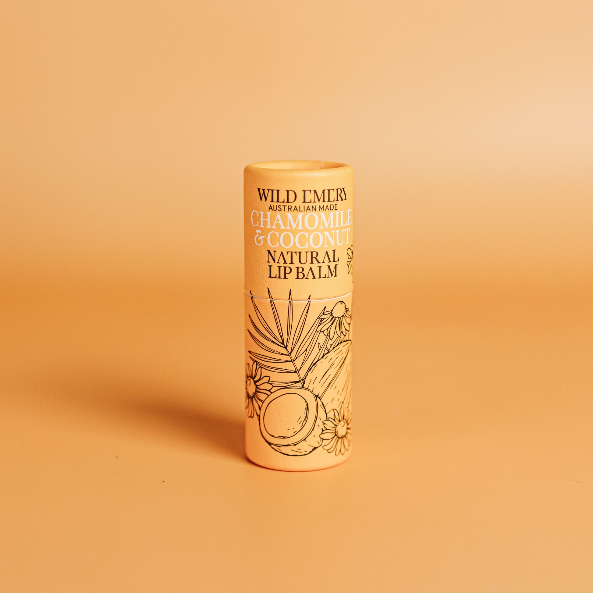 Wild Emery Natural Lip Balm | Chamomile & Coconut available at Bear & Moo