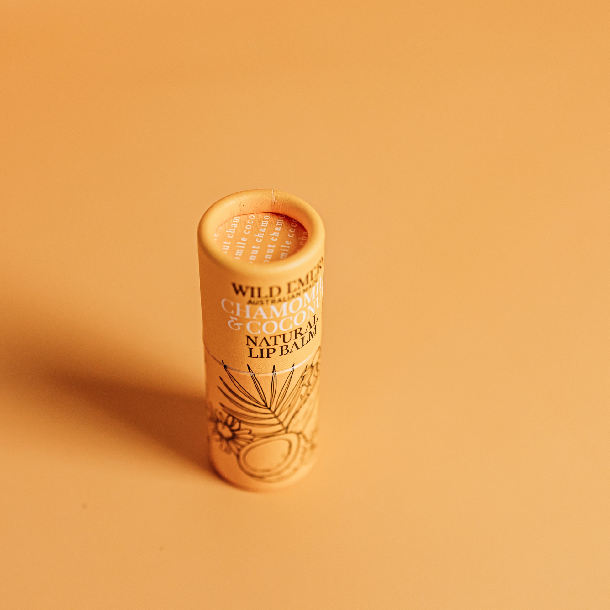 Wild Emery Natural Lip Balm | Chamomile & Coconut available at Bear & Moo