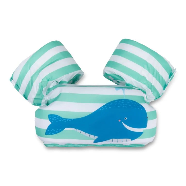 Swim Essentials Puddle Jumper Swim Vest | Whaley Green/Blue available at Bear & Moo