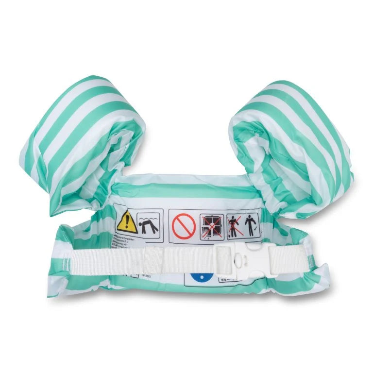 Swim Essentials Puddle Jumper Swim Vest | Whaley Green/Blue available at Bear & Moo