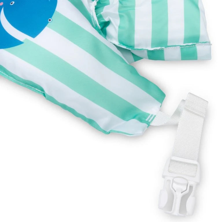 Swim Essentials Puddle Jumper Swim Vest | Whaley Green/Blue available at Bear & Moo