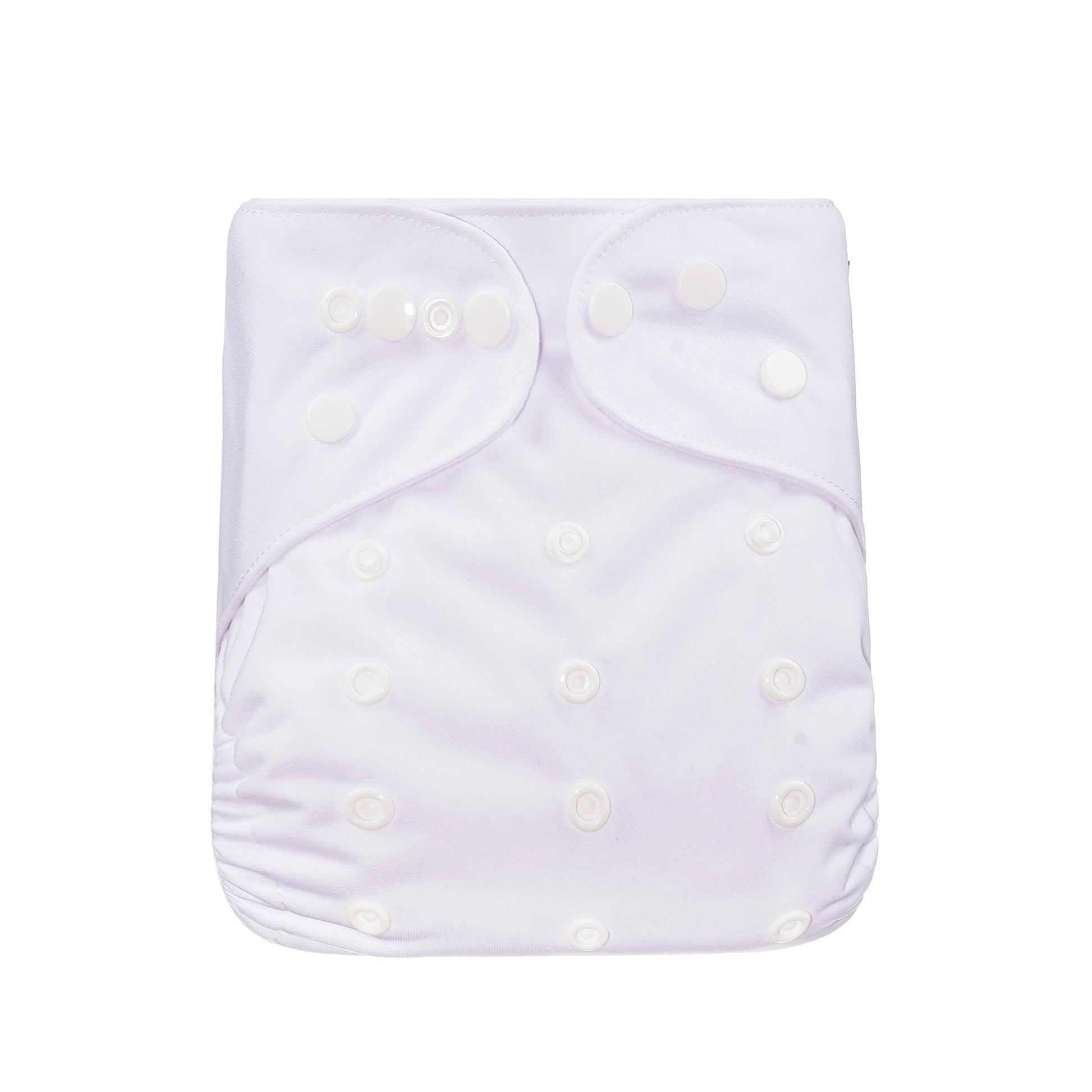 One Size Fits Most Reusable White Cloth Nappy from Bear & Moo