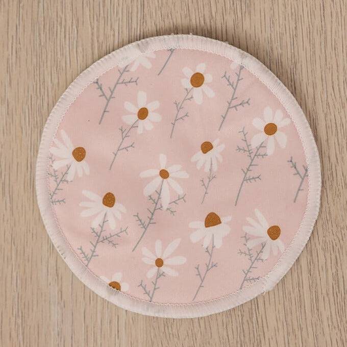 Bear & Moo Reusable Breast Pads in Wild Daisies