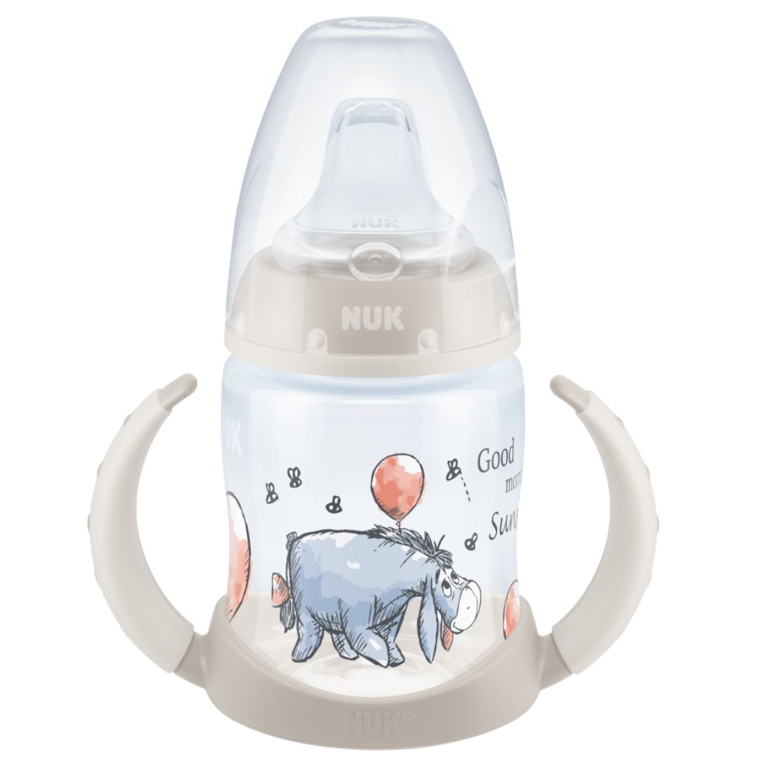 NUK First Choice Learner Bottle | 150ml | Winnie the Pooh | Bear & Moo
