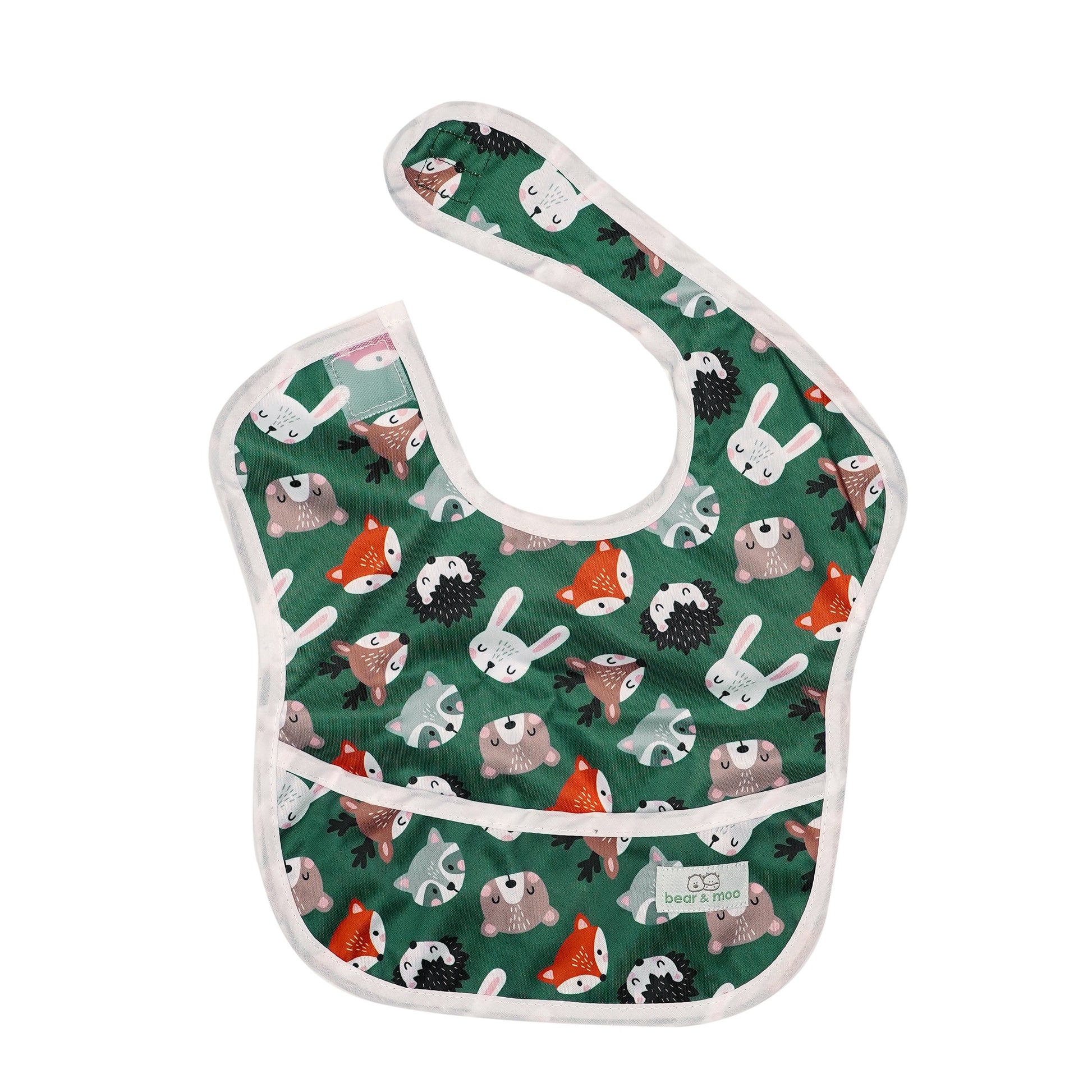 Bear & Moo Classic Bib | Woodland Critters