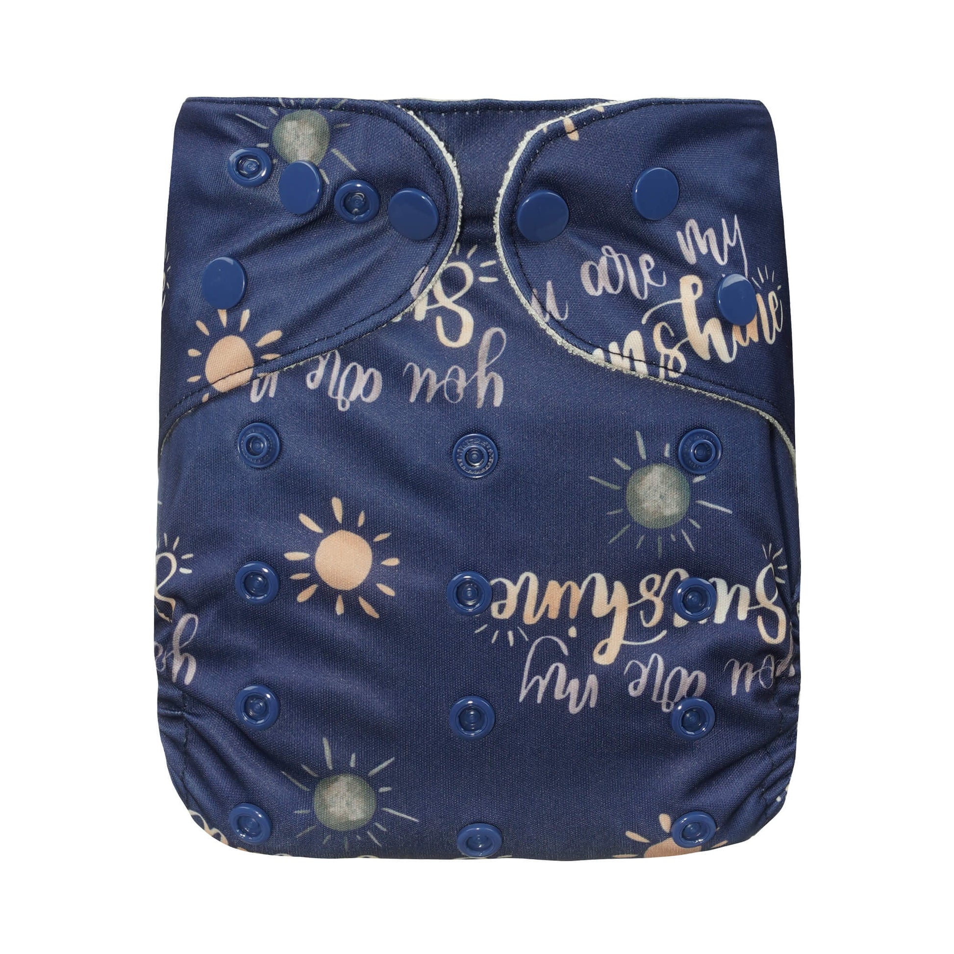 Bear & Moo One Size Fits Most Reusable Cloth Nappy in You are my Sunshine