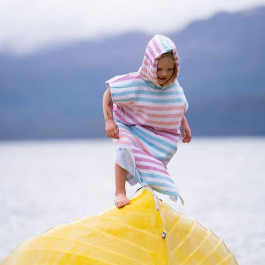 STOKEDNZ Kids Towelie | Reef in Zoe available at Bear & Moo