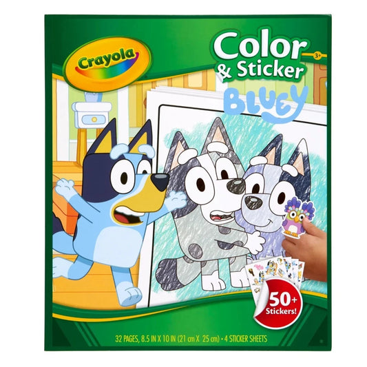 Crayola Colour & Sticker Activity Set | Bluey available at Bear & Moo