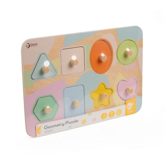 Classic World Geometry Puzzle available at Bear & Moo