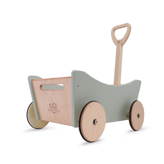 Kinderfeets Pull Wagon | Wooden Toy Wagon and Walker available at Bear & Moo
