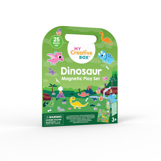 My Creative Box Dinosaur Magnetic Play Set, front of set