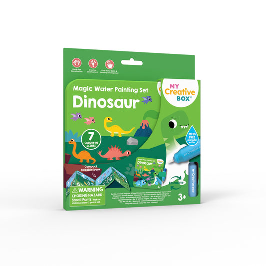 My Creative Box Magic Water Painting Set | Dinosaur Magic, front of pack