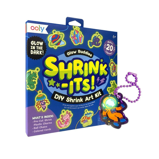 Shrink-Its! DIY Shrink Art Kit | Glow-in-the-Dark Buddies