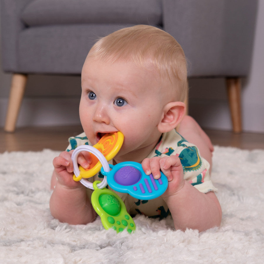 Fat Brain Toy Co Dimpl Clutch available at Bear & Moo | Teething Toy