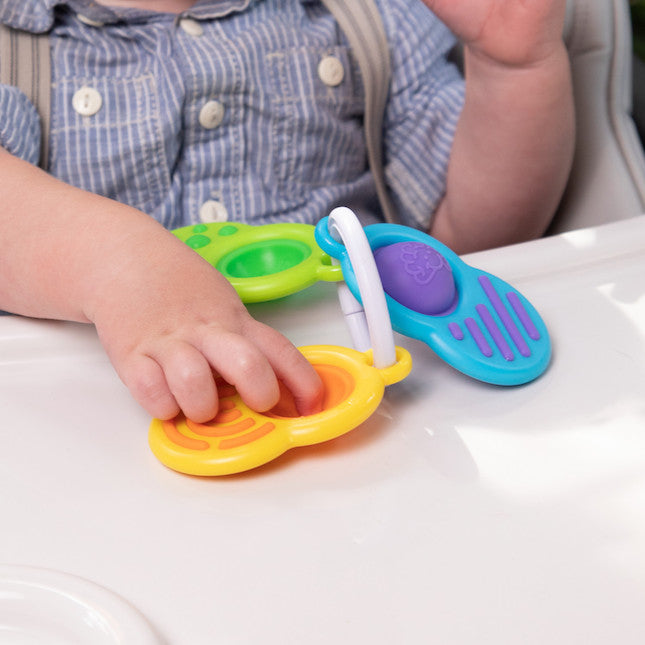 Fat Brain Toy Co Dimpl Clutch available at Bear & Moo | Teething Toy