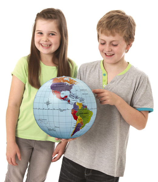 Brainstorm Toys Inflatable Globe | 30cm available at Bear & Moo 