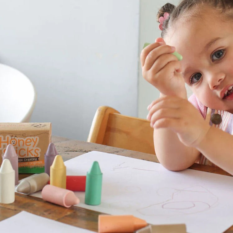 Honeysticks Originals | Pastel crayons available at Bear & Moo