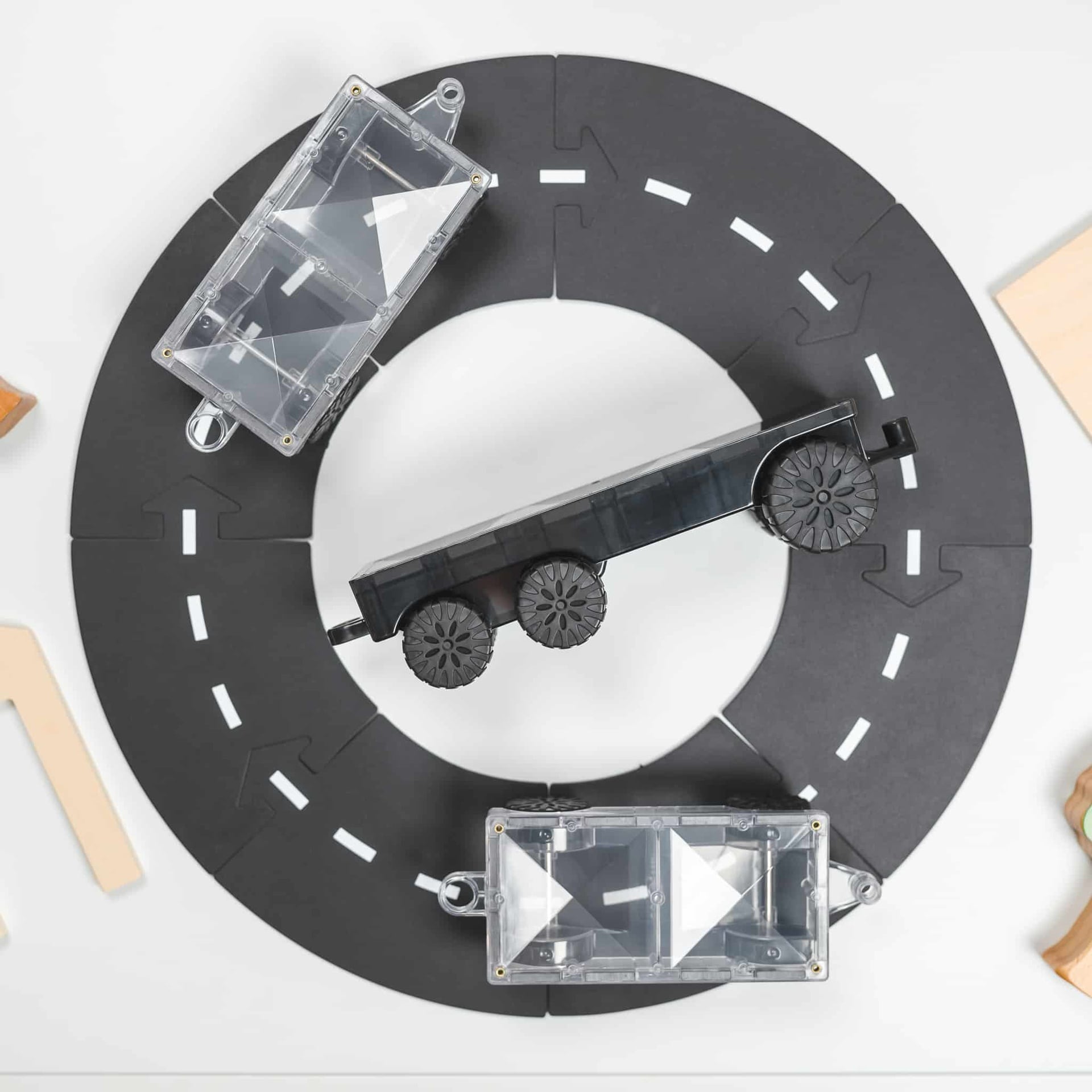 CONNETIX Magnetic Tiles | 50 Piece Rainbow Transport Pack available at Bear & Moo