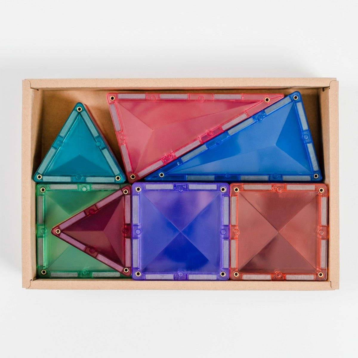 CONNETIX Magnetic Tiles | 32 Piece Mini Pastel Pack available at Bear & Moo
