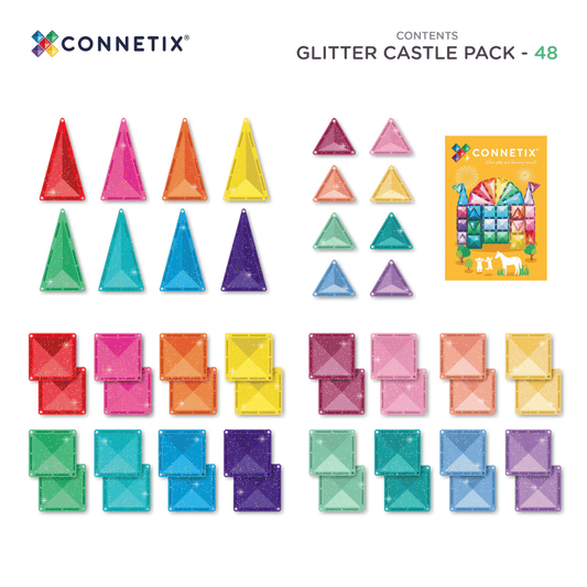 Castle Glitter Pack | 48 Piece