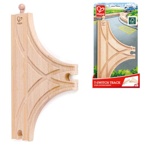 Hape T Switch Track | 1 Piece available at Bear & Moo