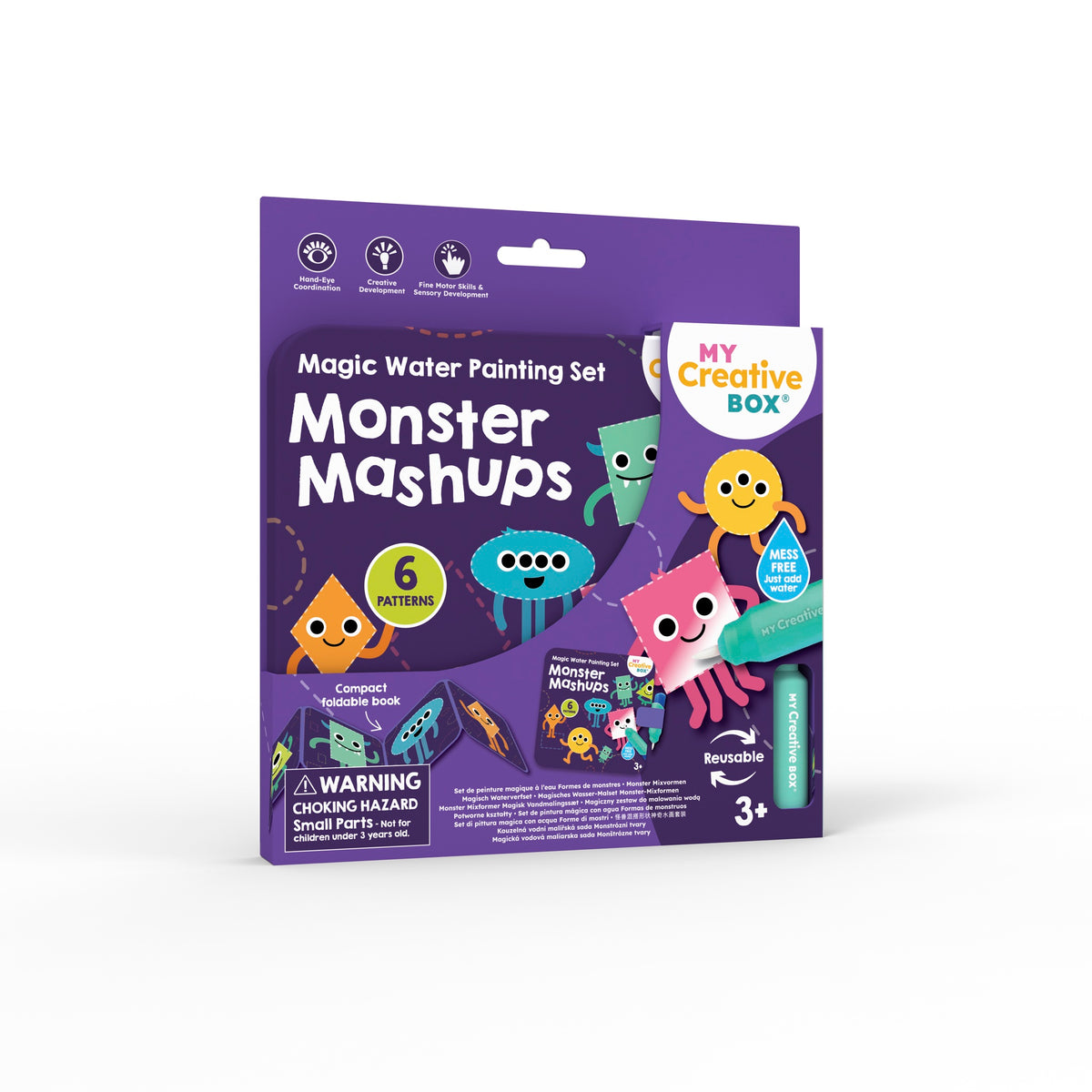 My Creative Box Monster Mashups Water Painting Set, front of pack