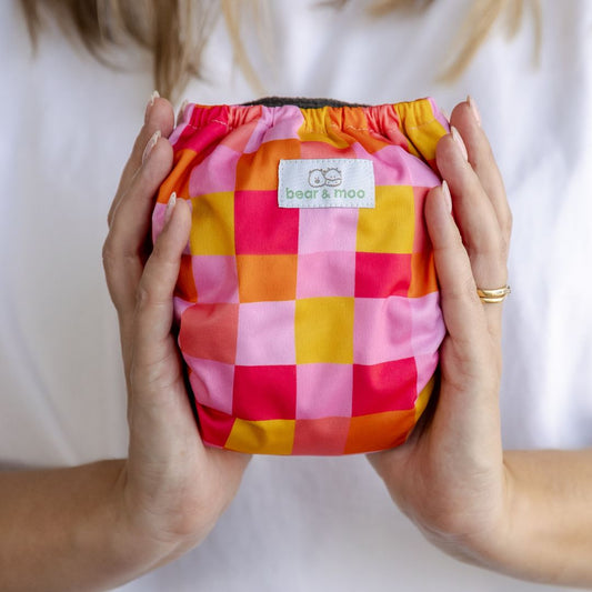 Mosaic Pop Newborn Nappy