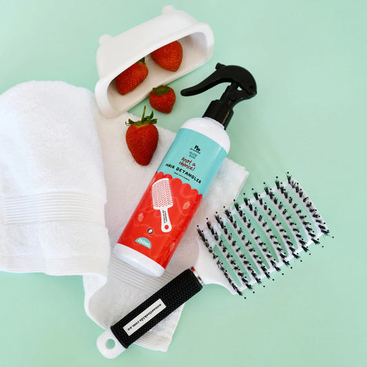 SLiCK KiDS Hair Detangling Spray in Strawberry 250ml available at Bear & Moo