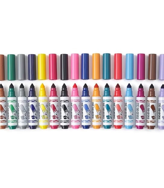 Crayola Pip-Squeaks Washable Coloured Markers 16 Pack available at Bear & Moo