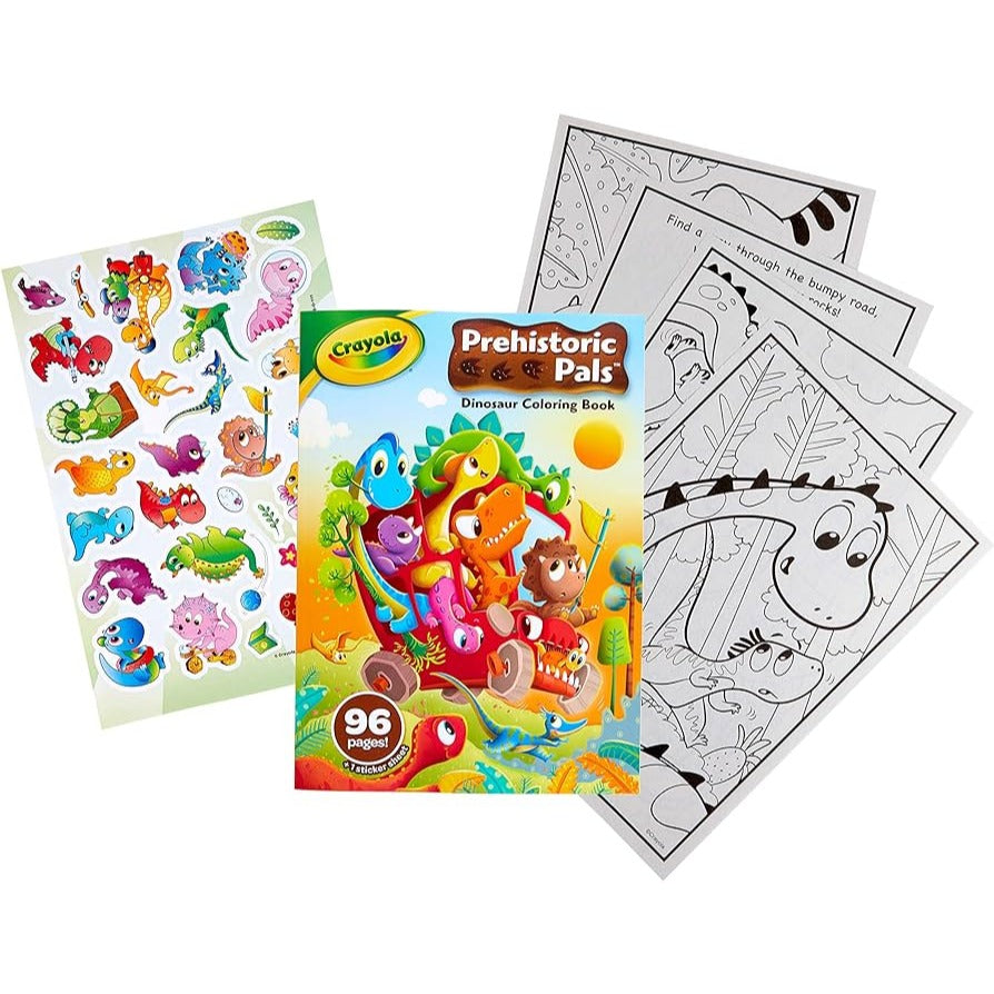 Crayola Prehistoric Pals Colouring Book available at Bear & Moo