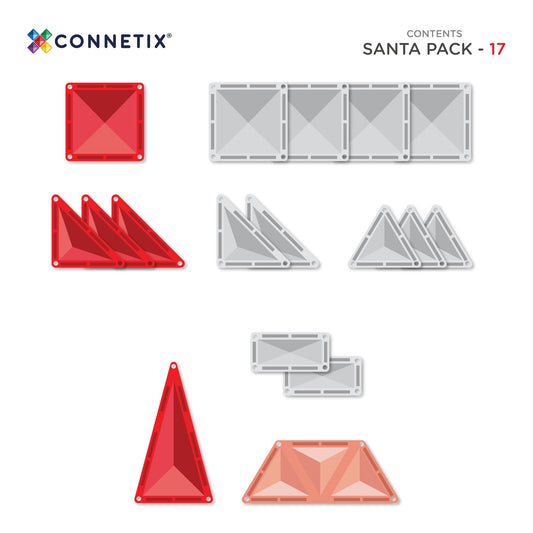 CONNETIX | 17 Piece Christmas Santa Pack
