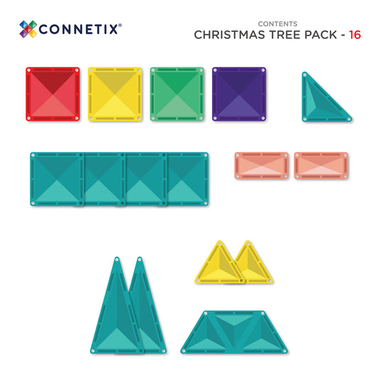 CONNETIX | 16 Piece Christmas Tree Pack