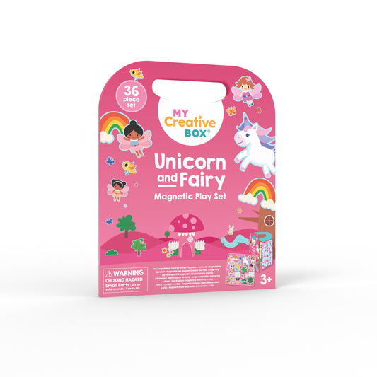 My Creative Box Unicorn and Fairy Magnetic Play Set, front of set