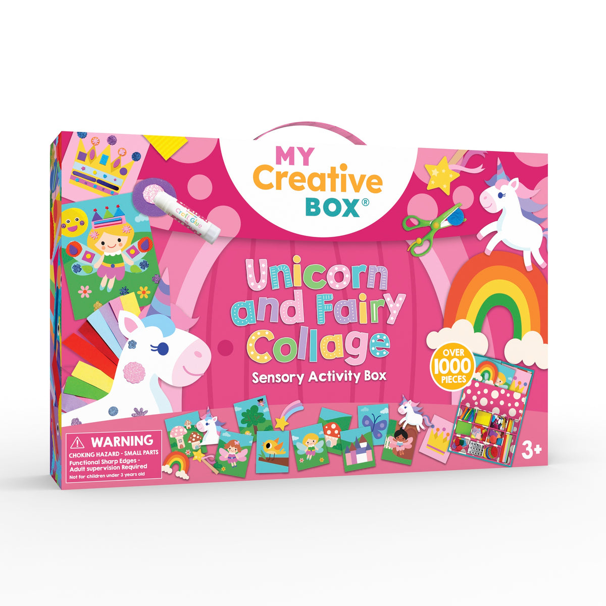 My Creative Box Unicorn and Fairy Collage Sensory Craft Box, front of box