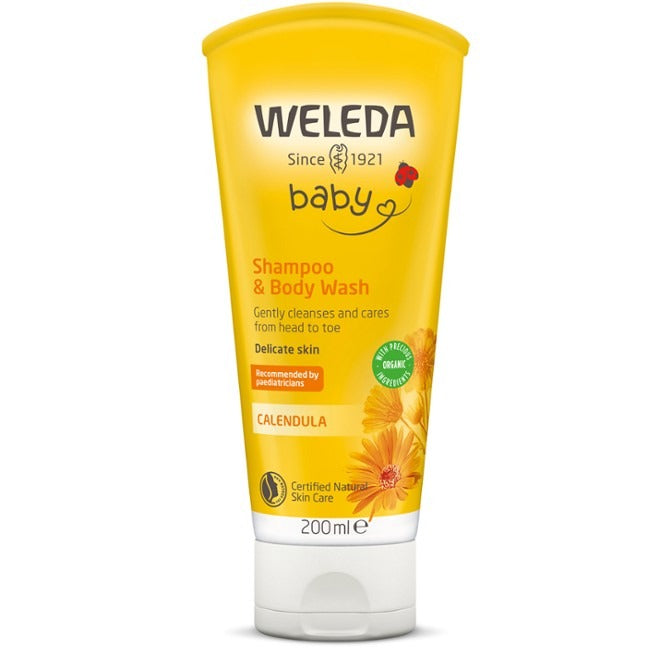 Weleda Calendula Shampoo & Body Wash available at Bear & Moo | 200ml