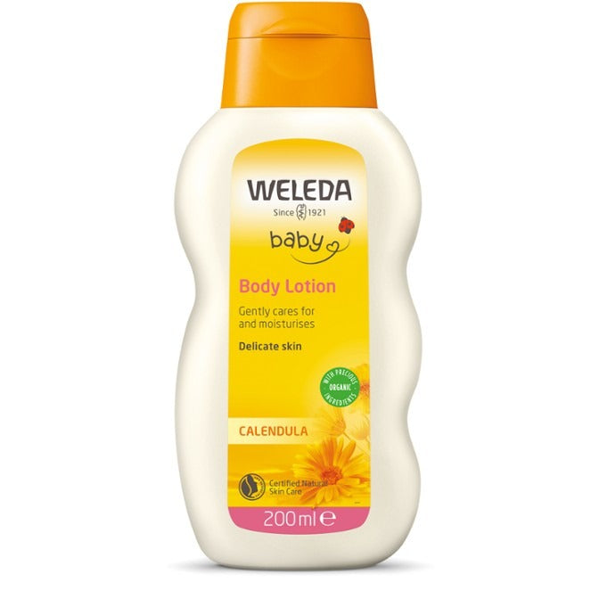 Weleda Calendula Baby Body Lotion available at Bear & Moo | 200ml