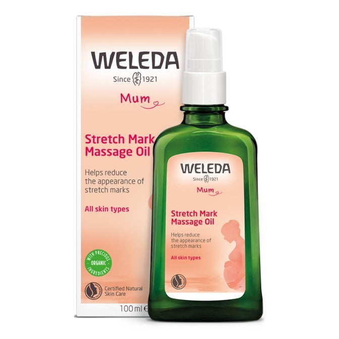 Weleda Stretch Mark Massage Oil available at Bear & Moo | 100ml