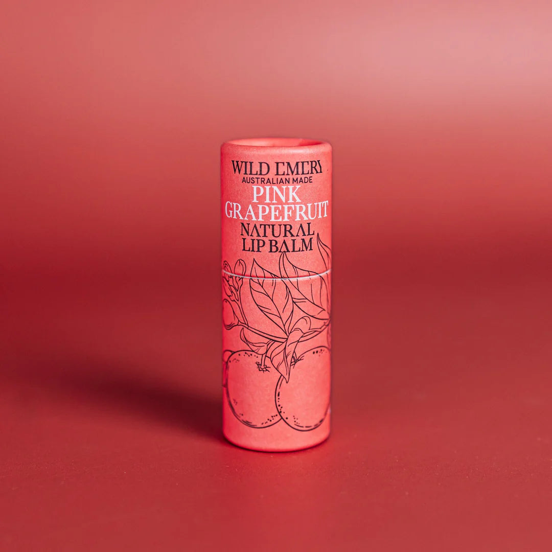 Wild Emery Natural Lip Balm | Pink Grapefruit available at Bear & Moo