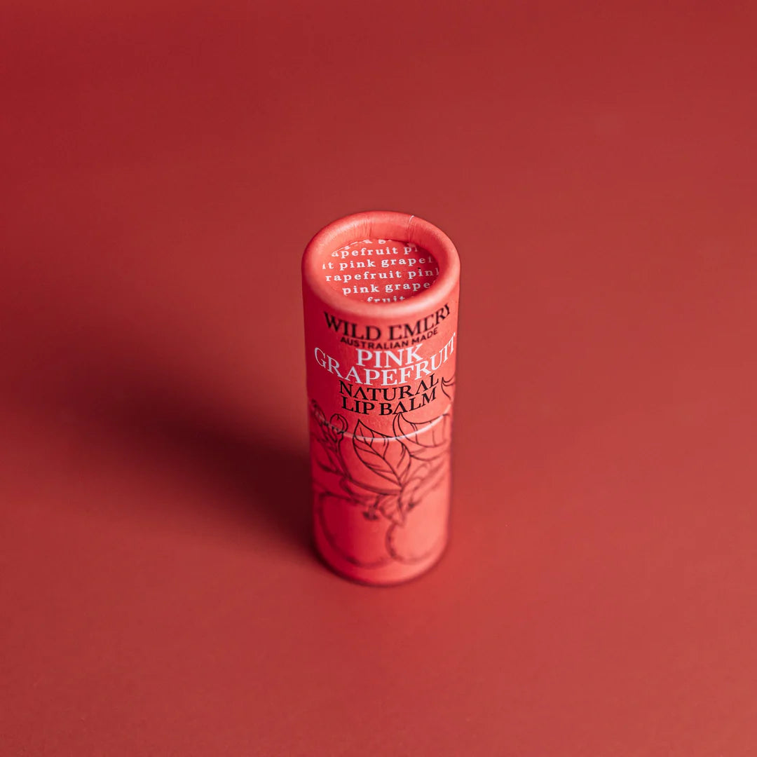 Wild Emery Natural Lip Balm | Pink Grapefruit available at Bear & Moo