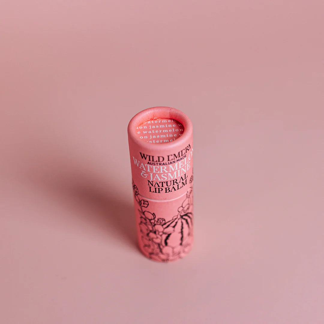 Wild Emery Natural Lip Balm | Watermelon & Jasmine available at Bear & Moo