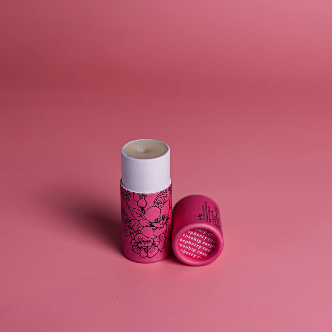 Wild Emery Natural Lip Balm | Raspberry & Rosehip available at Bear & Moo