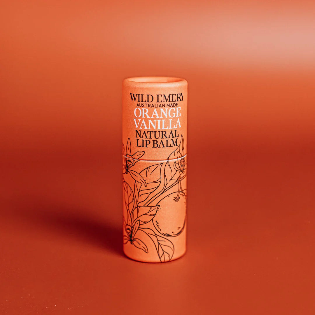 Wild Emery Natural Lip Balm | Orange Vanilla available at Bear & Moo