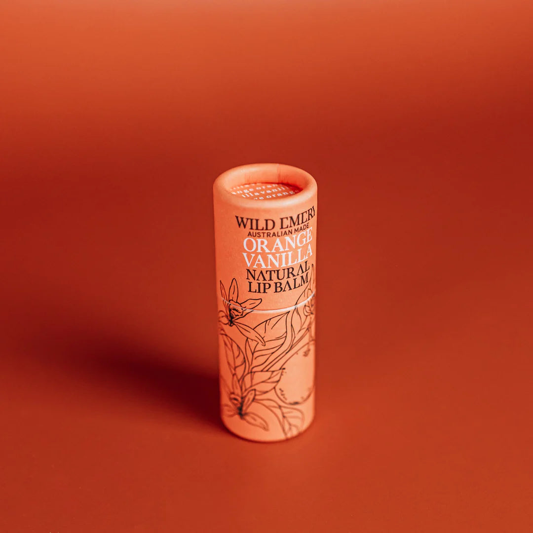 Wild Emery Natural Lip Balm | Orange Vanilla available at Bear & Moo