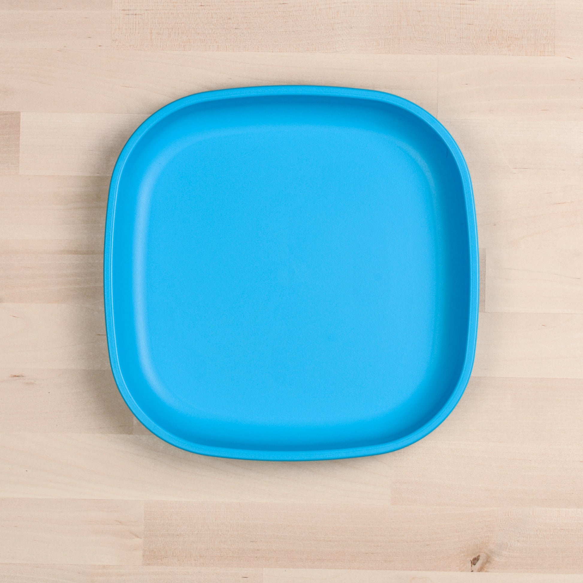 Re-Play Flat Plate | Large in Sky Blue from Bear & Moo